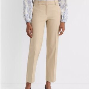 LOFT Riveria Slim Beige Pants